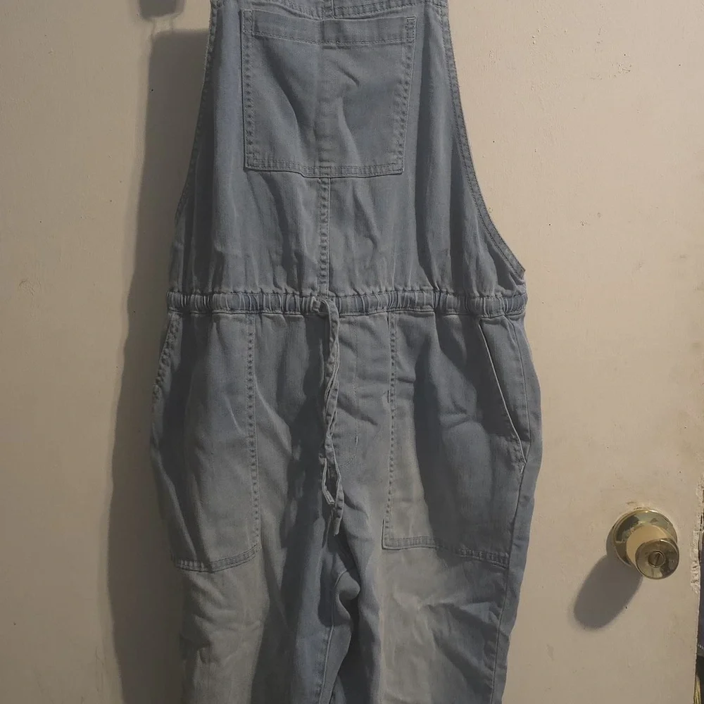 Jordache Light Blue Denim Overalls - Picture 4 of 16